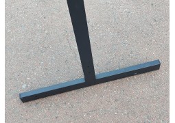 Рейка-опора Т-образн. 2,25м. підсилена (чорна)